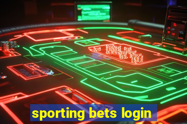 sporting bets login